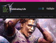 Tablet Screenshot of celebratinglifebd.com